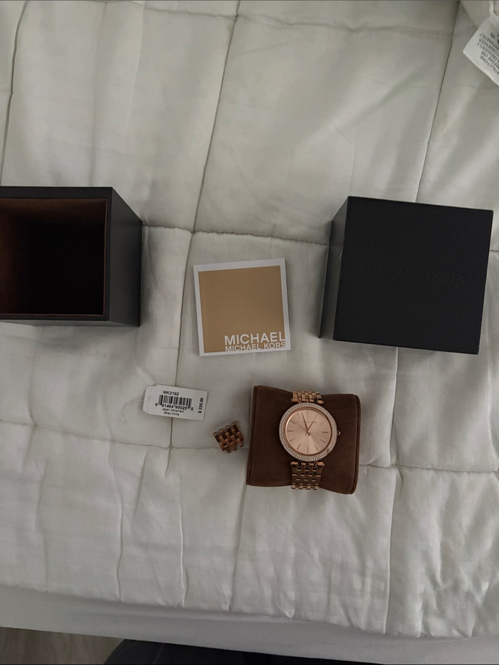 Michael Kors Rose Gold Women's Stainless Steel Bracelet Watch